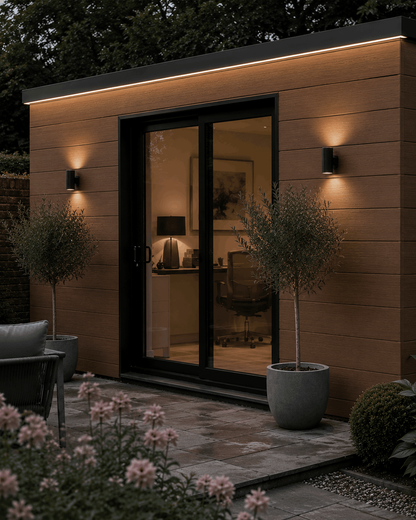 Teak Shiplap Outdoor Wall Cladding