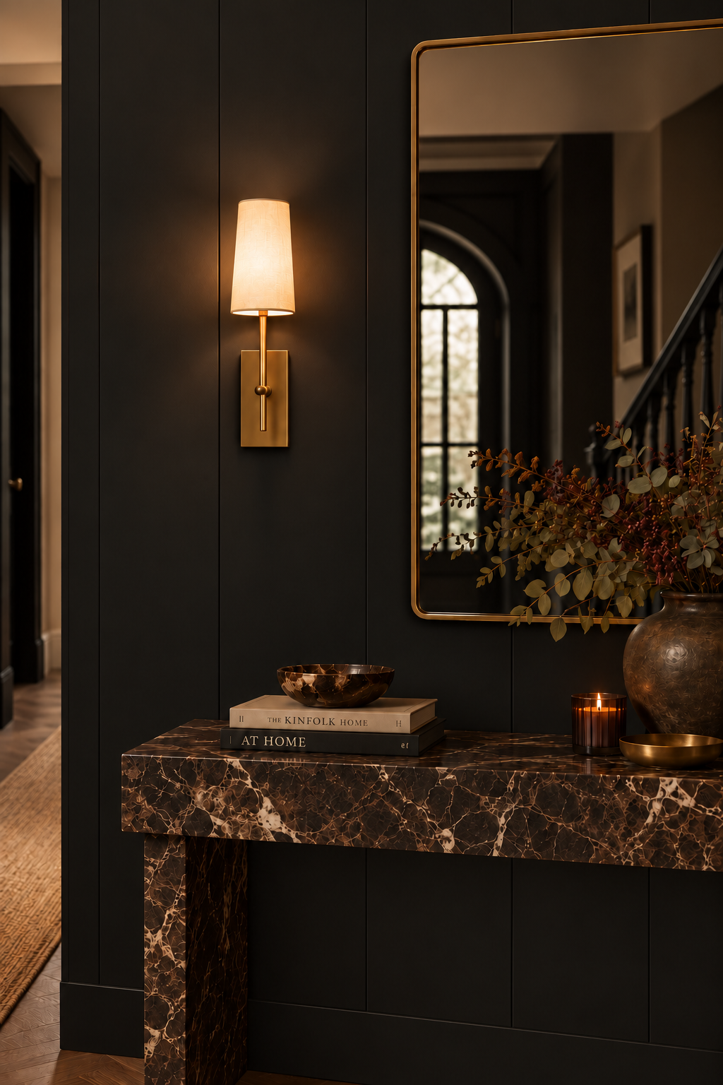 Extra Wide Black Tongue & Groove Wall Panels