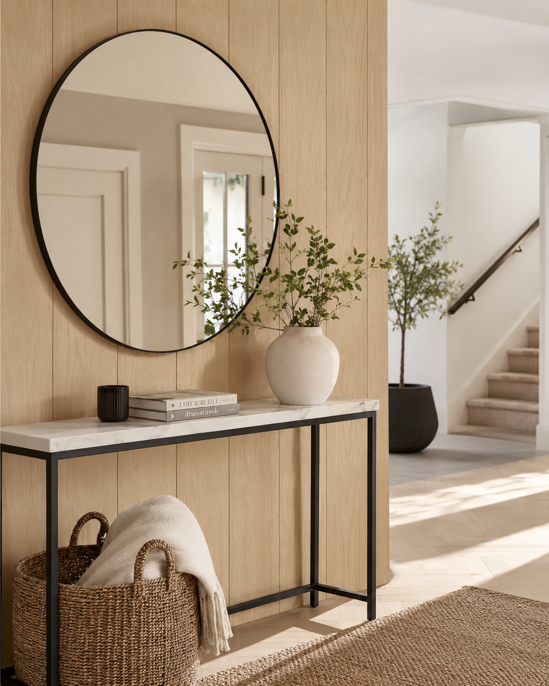 Extra Wide Oak Veneer Tongue & Groove Wall Panels