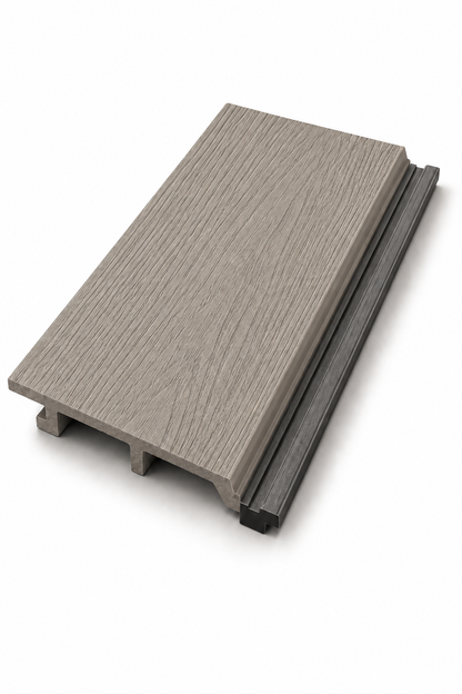 Greige Shiplap Outdoor Wall Cladding