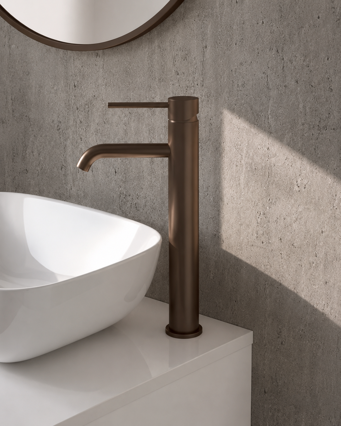 Grey Concrete SPC Shower Panels - 2 Pack