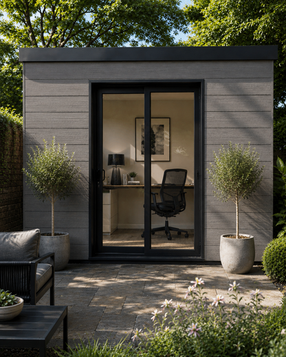 Slate Grey Shiplap Outdoor Wall Cladding