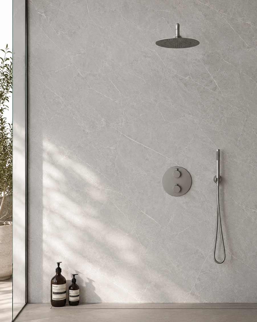 Puglia Grey PVC Shower Panels