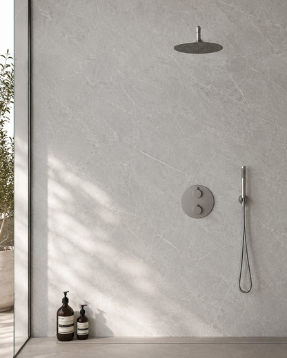 Puglia Grey PVC Shower Panels