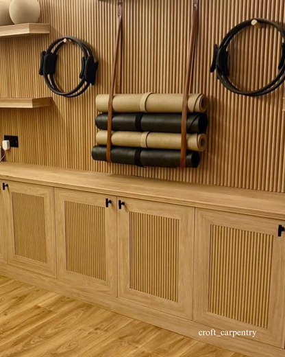 Oak Ribbed Flexible Wall Panels