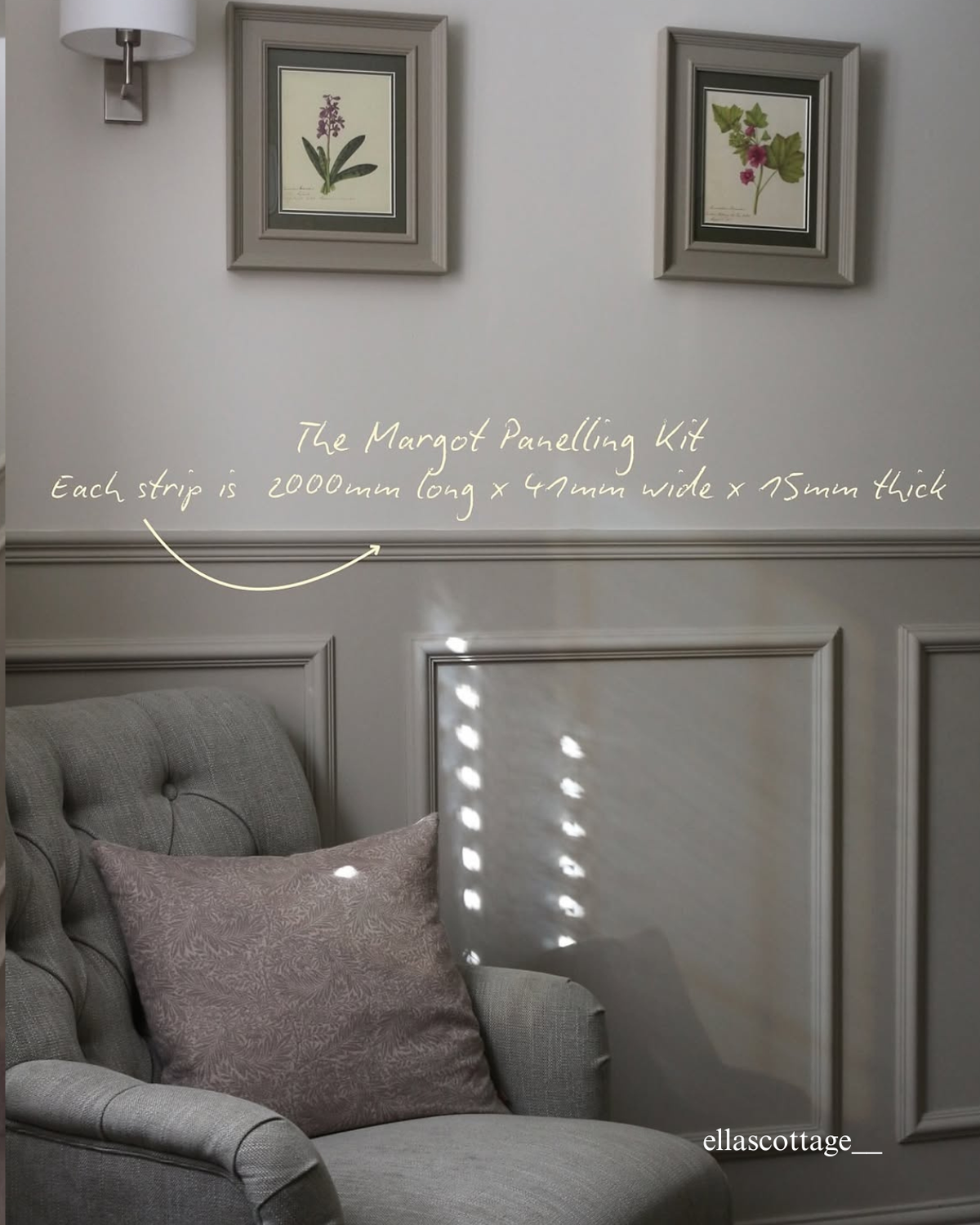 The Margot Wall Panelling Kit - Pack of 3