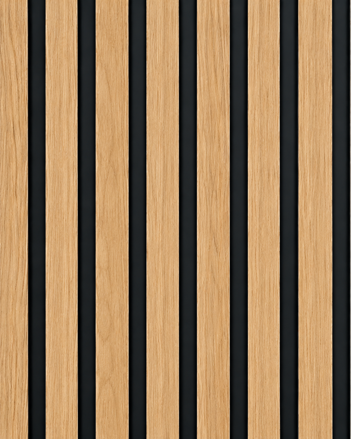 Waterproof Light Oak Slat Wall Panels