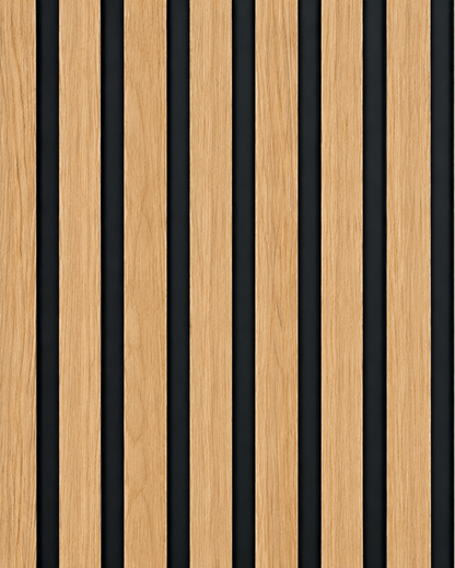 Waterproof Light Oak Slat Wall Panels