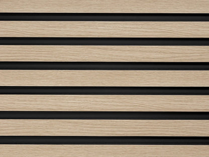 Waterproof Light Oak Slat Wall Panels