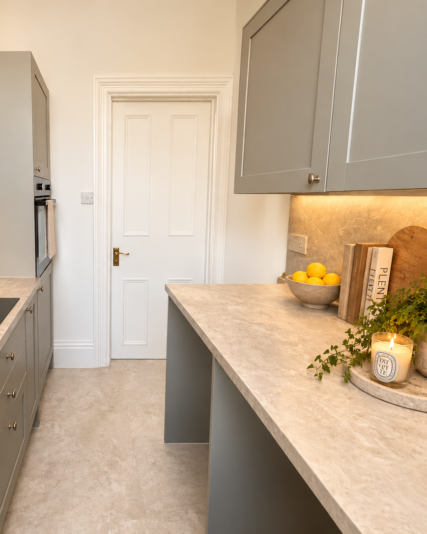 Cotswold Stone LVT Click Flooring - Neutral Stone Effect
