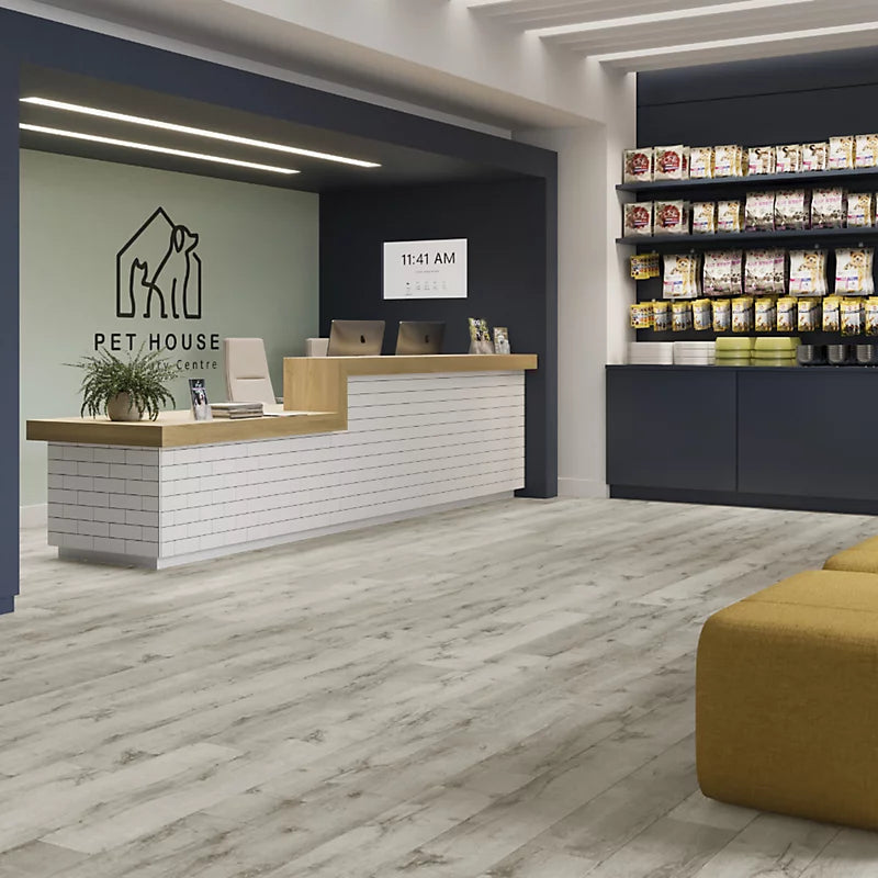 Light Grey Oak LVT Click Flooring