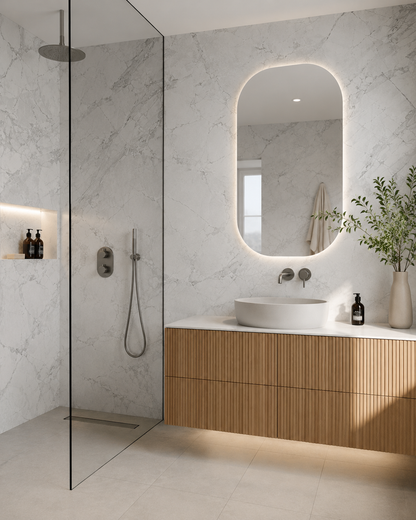 Venatino Marble PVC Shower Panels