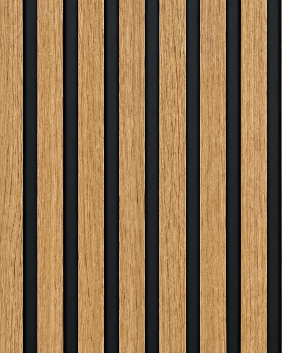 Waterproof Natural Oak Slat Wall Panels
