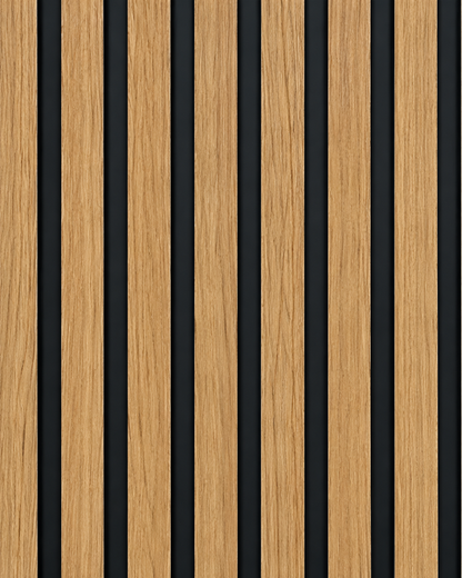 Waterproof Natural Oak Slat Wall Panels
