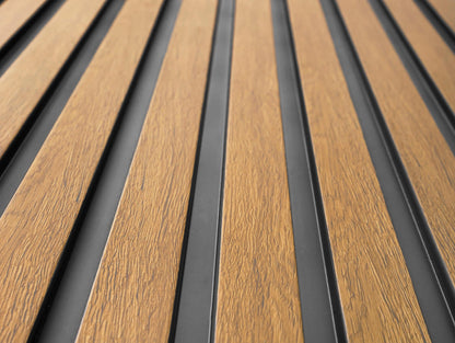Waterproof Natural Oak Slat Wall Panels