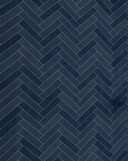 Navy Chevron PVC Shower Panels