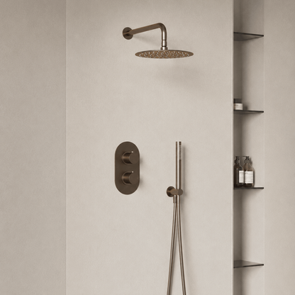 Neutral Textured Fife SPC Shower Panels - 2 Pack