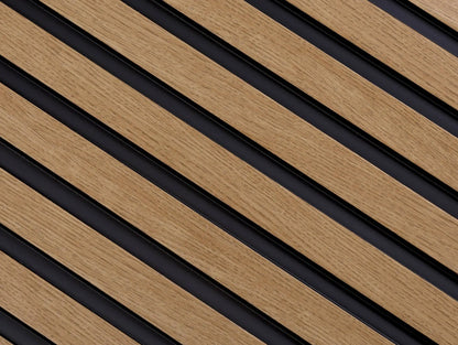 Waterproof Classic Oak Slat Wall Panels