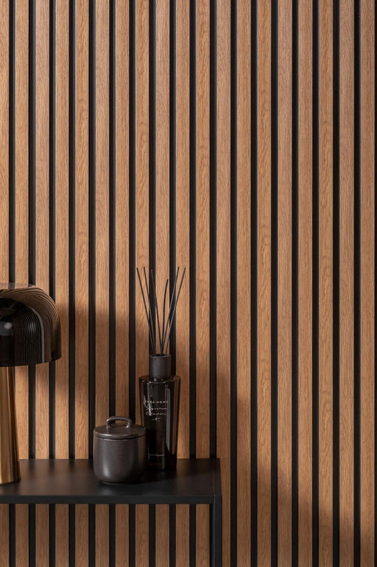 Waterproof Classic Oak Slat Wall Panels