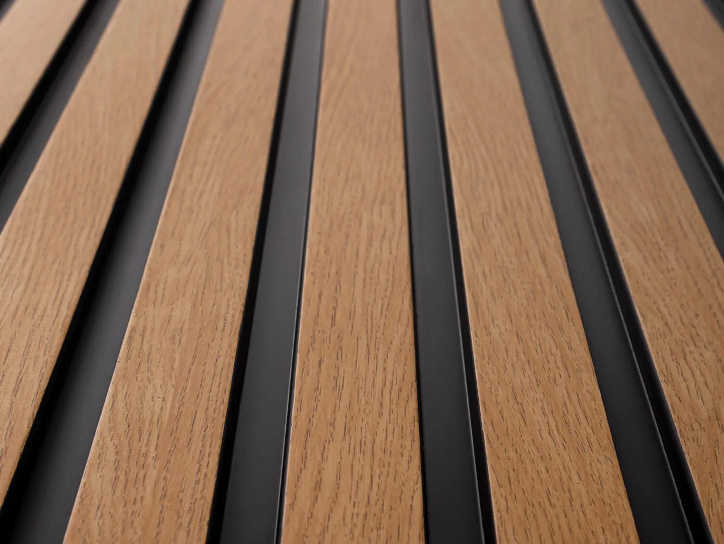 Waterproof Classic Oak Slat Wall Panels