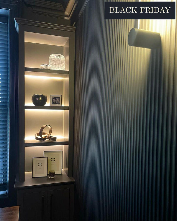 Mini Fluted Wall Panels | Panels by Sofia | UK Made MDF Wood Panelling