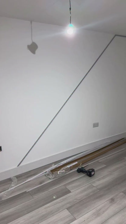 Black Slat Wall Panels