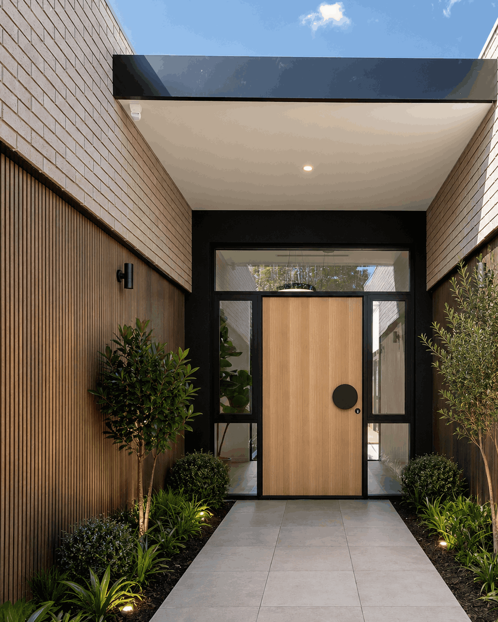 Rustic Wood Slat Outdoor Wall Cladding