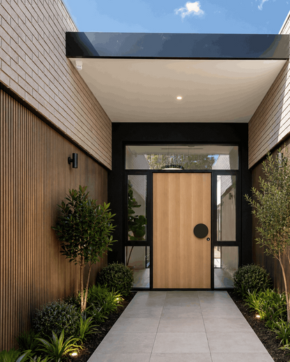 Rustic Wood Slat Outdoor Wall Cladding
