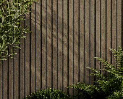 Rustic Wood Slat Outdoor Wall Cladding