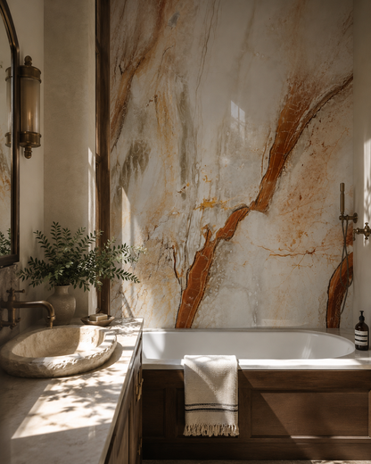 Santa Rosa Marble PVC Shower Panels