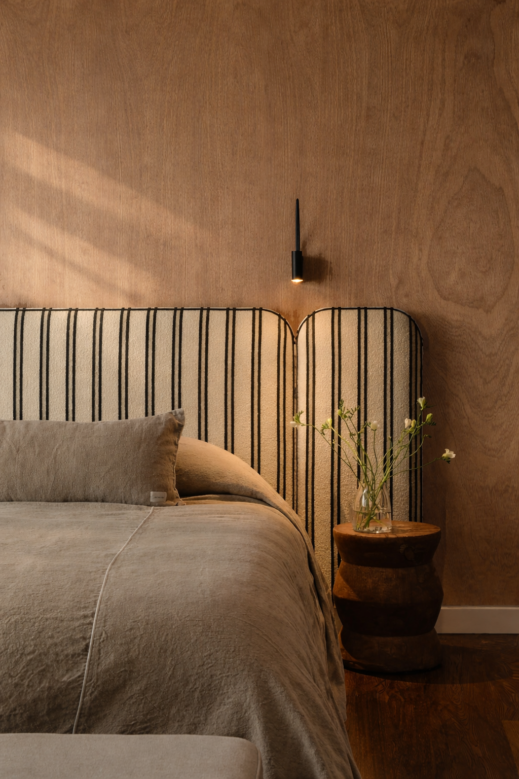 Sapele Veneer Wall Panels