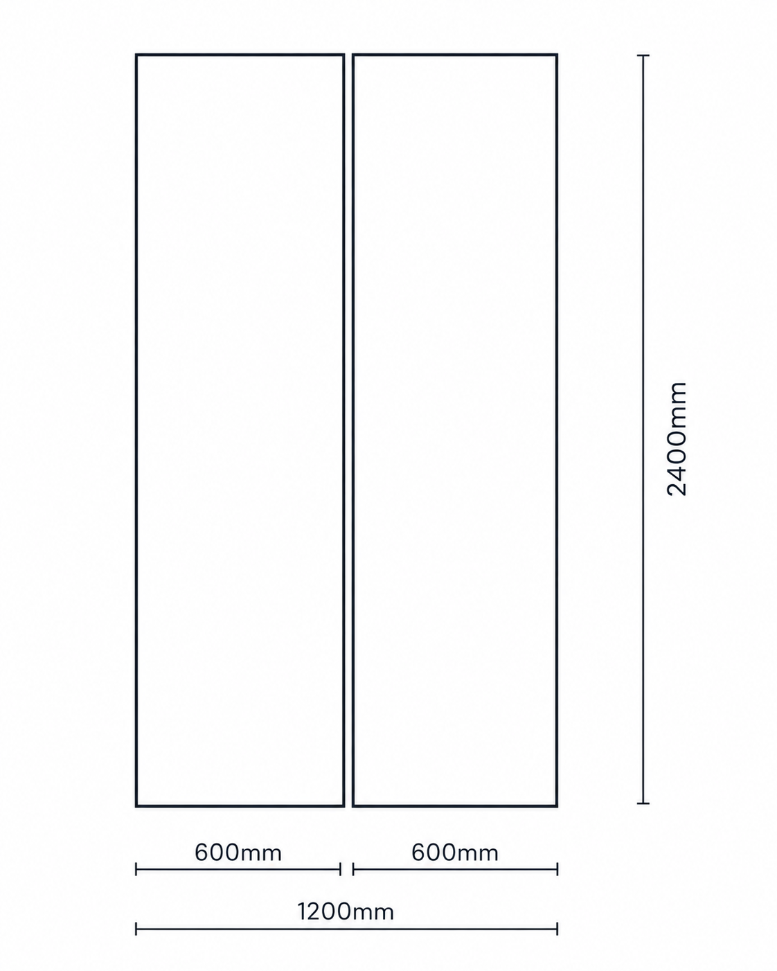 Beige Concrete SPC Shower Panels - 2 Pack