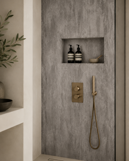 Lava Graphite PVC Shower Panels