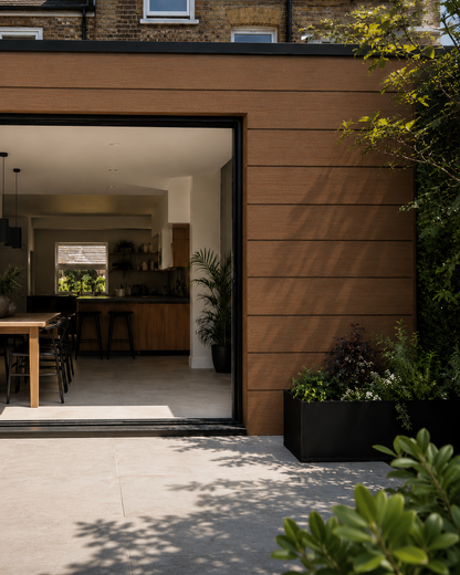 Teak Shiplap Outdoor Wall Cladding