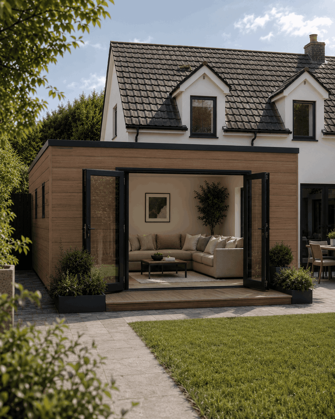 Teak Shiplap Outdoor Wall Cladding