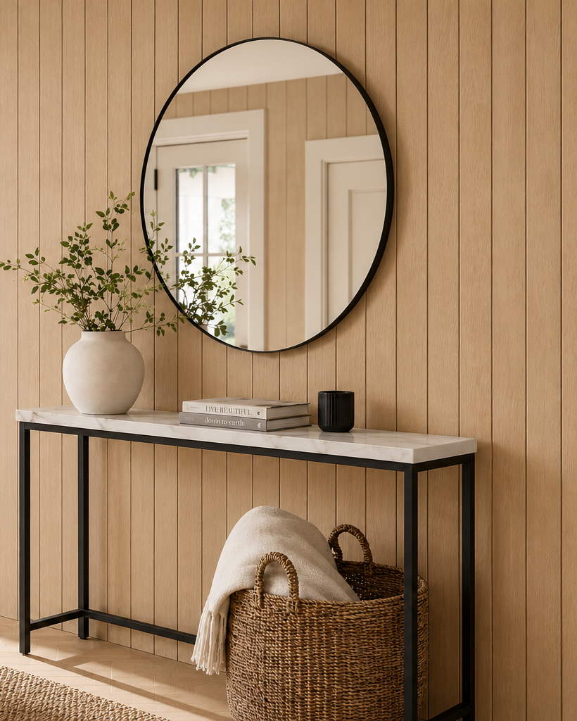 Oak Veneer Tongue & Groove Wall Panels