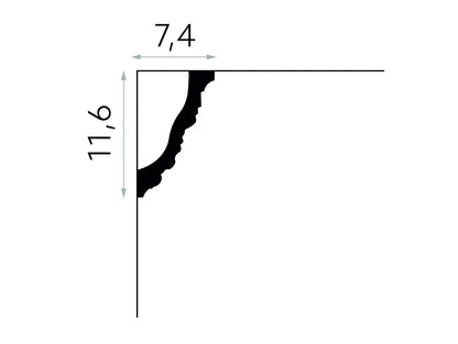 Waterproof Ceiling Coving - 212