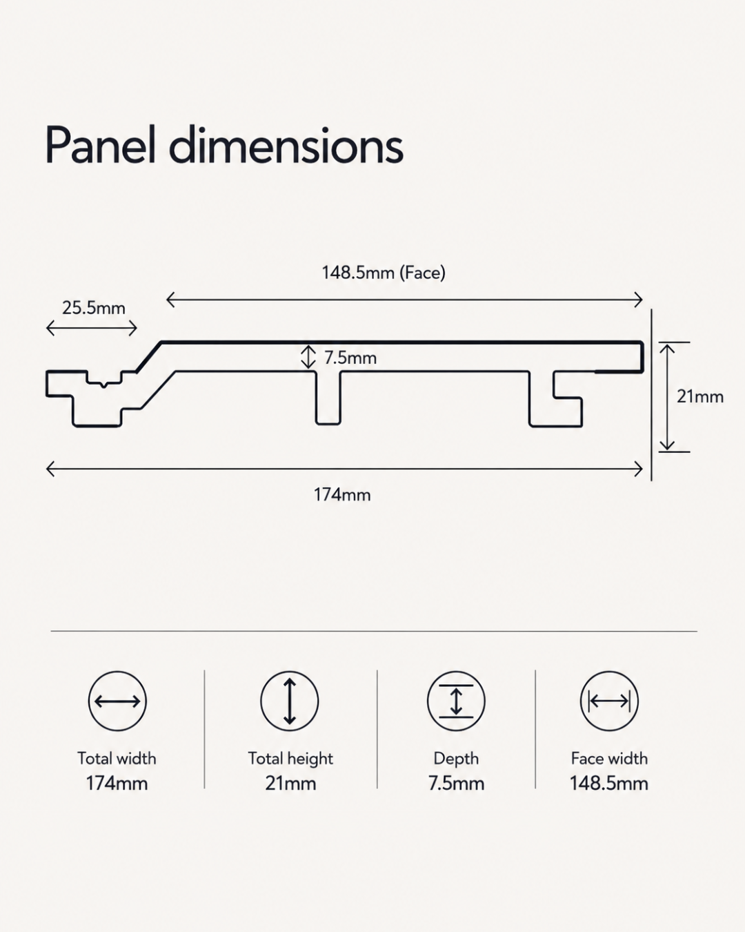 Shiplap External Composite Wall Cladding