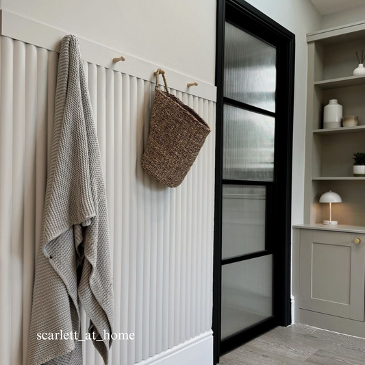 Round Ribbed Wall Cladding Ribbed Wall Panels | Round Fluted Panelling UK Made – Panels by Sofia