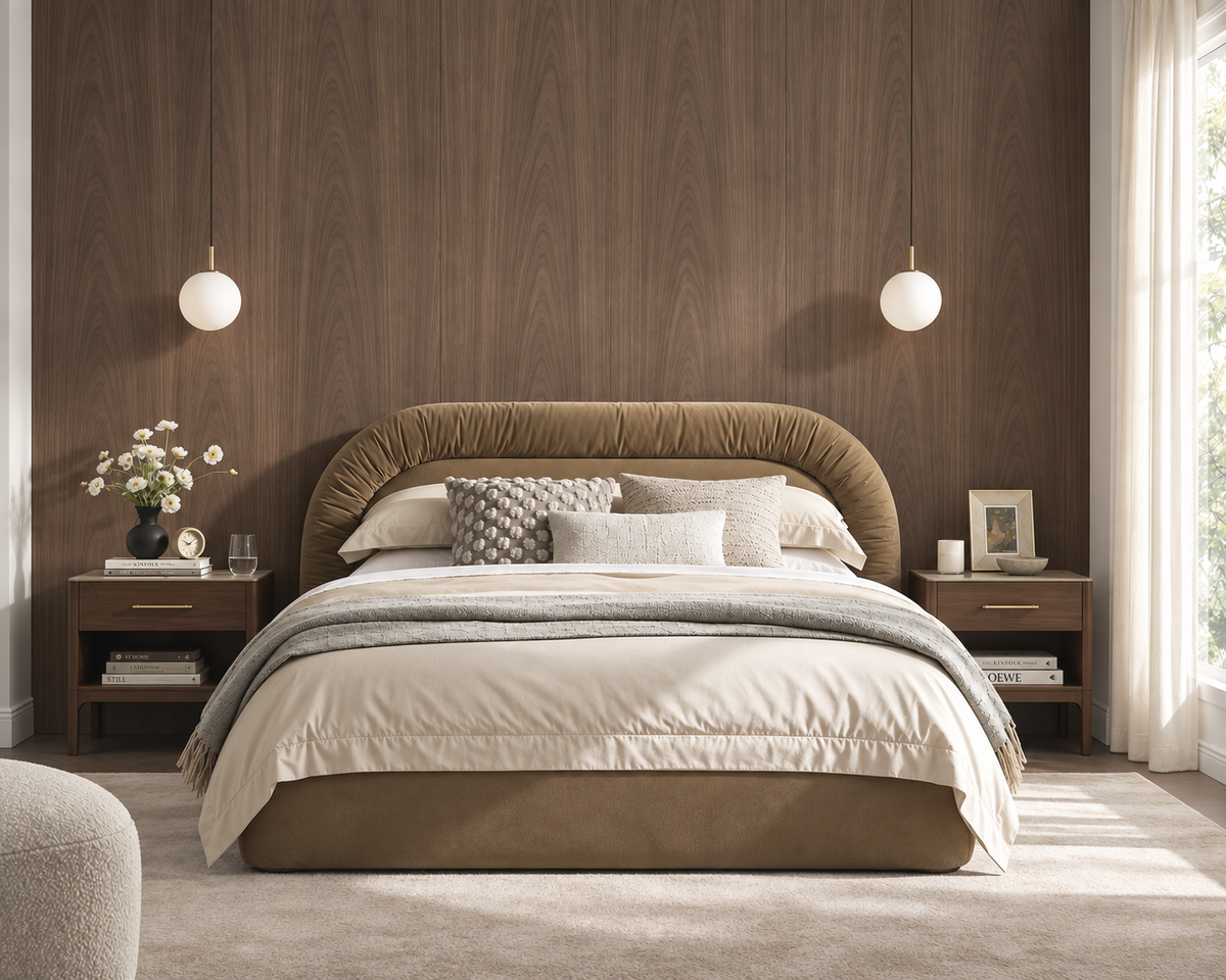 Walnut Veneer Wall Panels