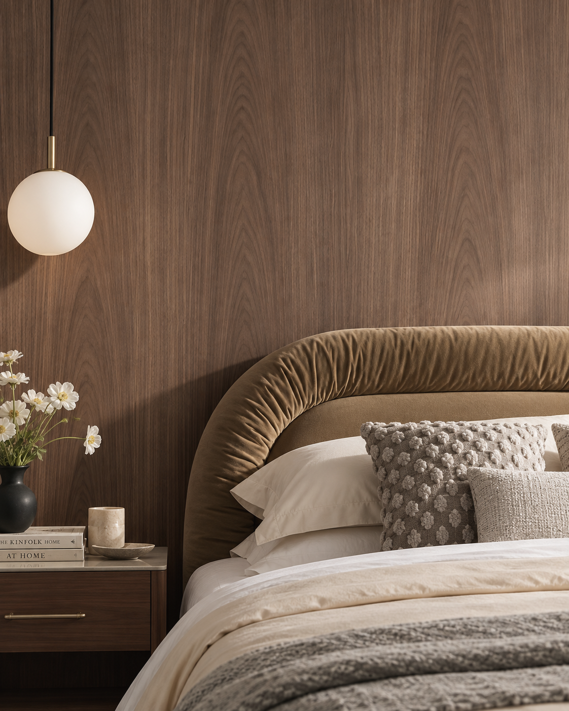 Walnut Veneer Wall Panels