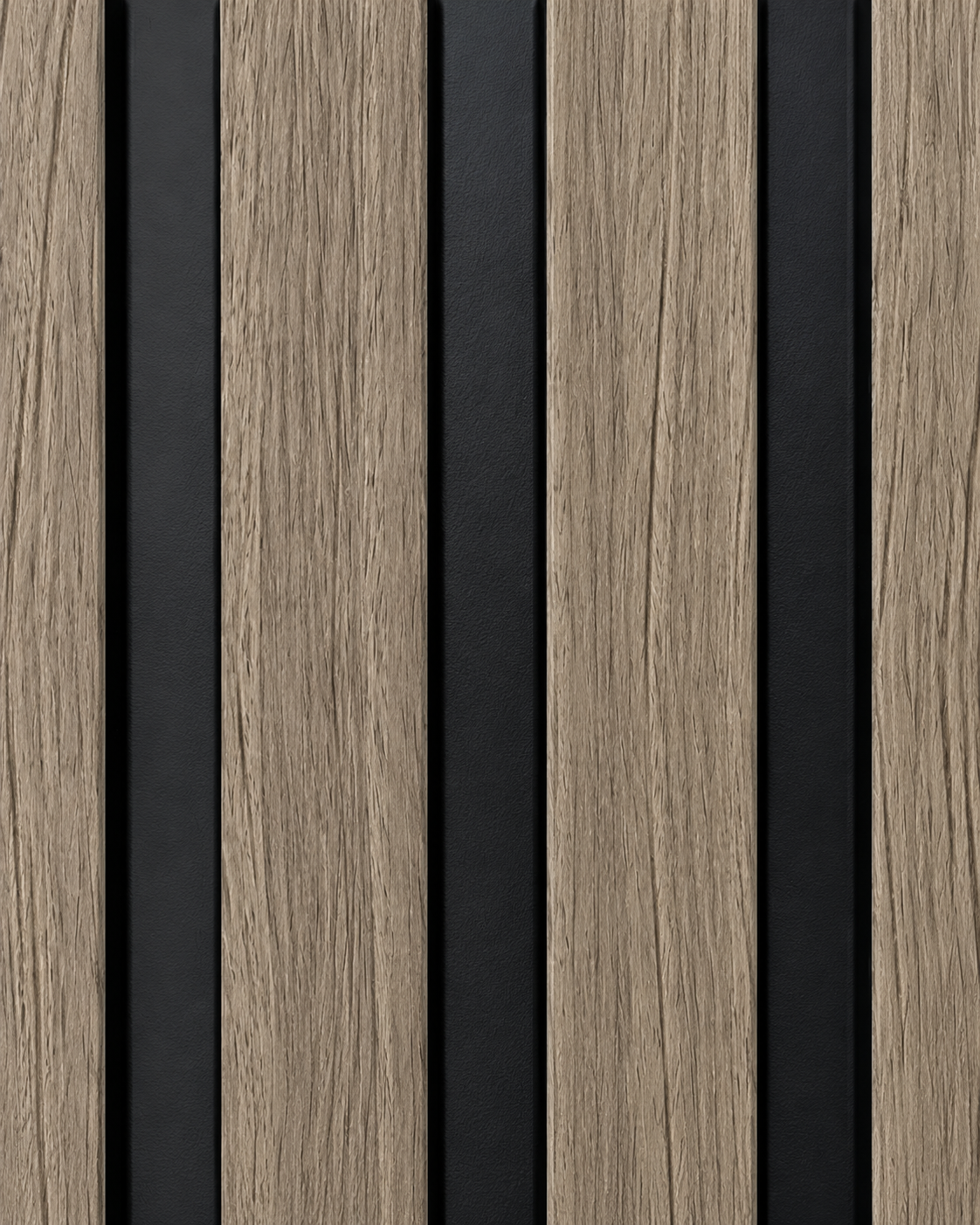 Waterproof Grey Oak Slat Wall Panels