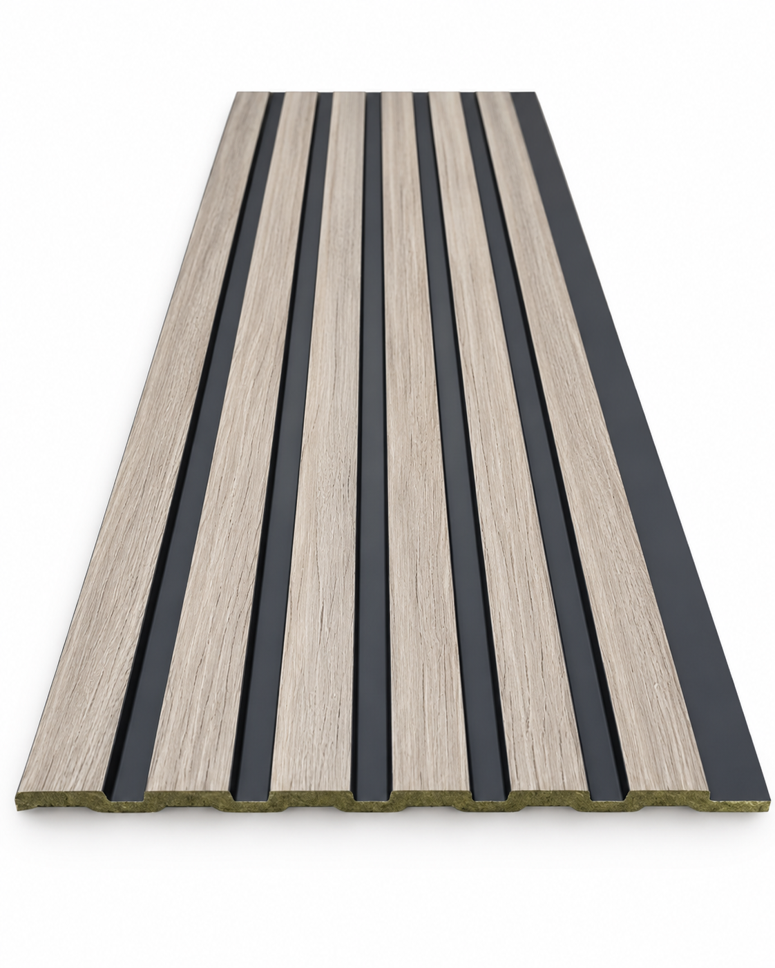 Waterproof Grey Oak Slat Wall Panels
