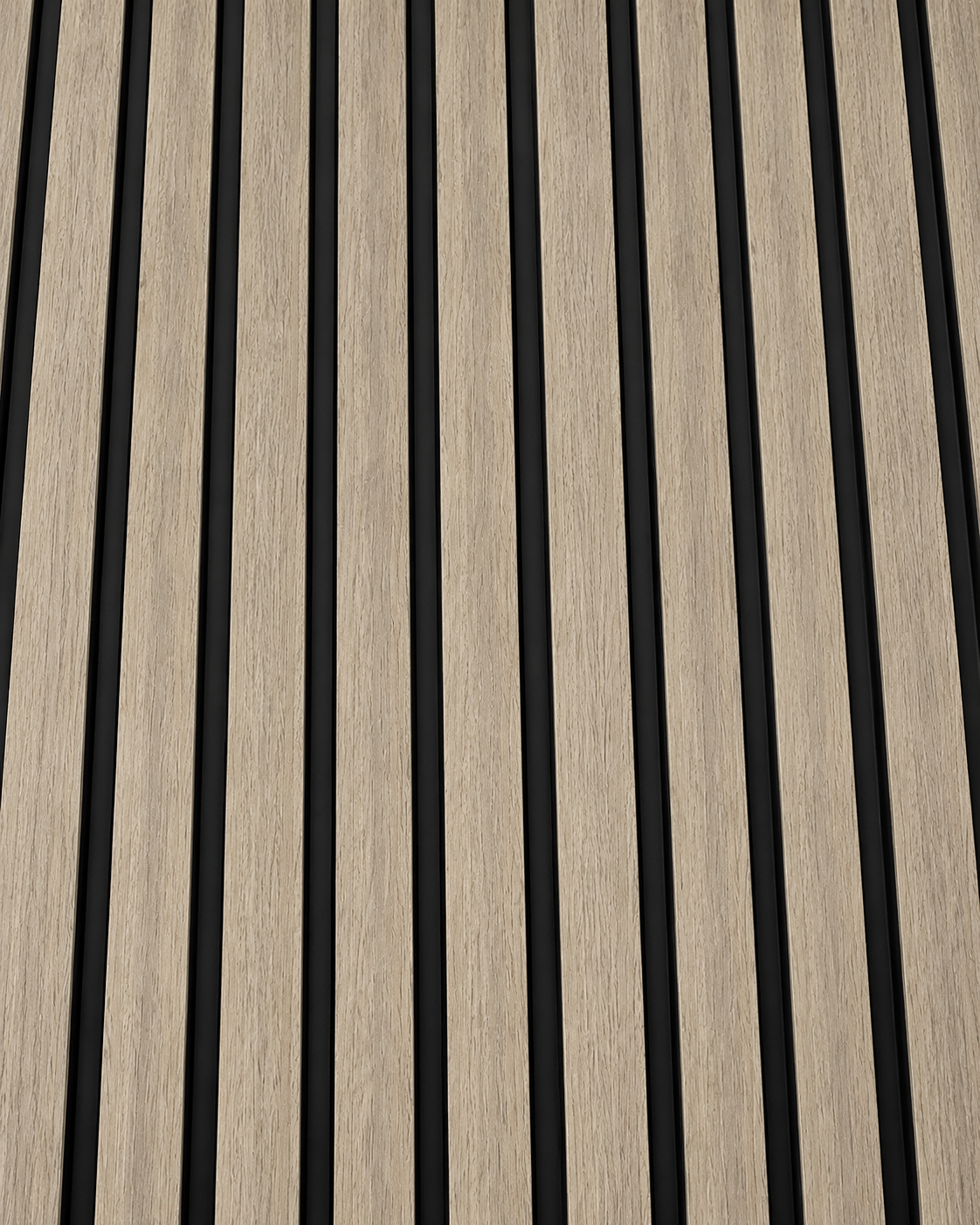 Waterproof Grey Oak Slat Wall Panels