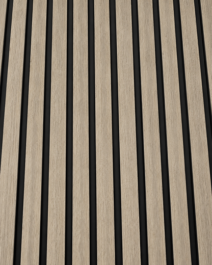 Waterproof Grey Oak Slat Wall Panels