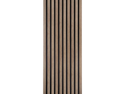 Waterproof Grey Oak Slat Wall Panels