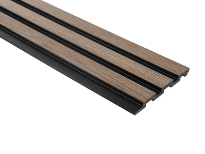 Waterproof Grey Oak Slat Wall Panels