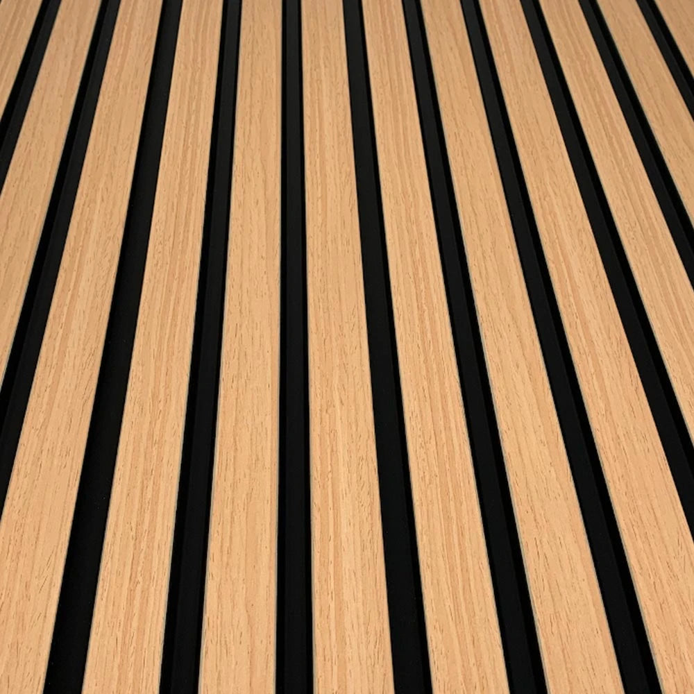 Waterproof Light Oak Slat Wall Panels
