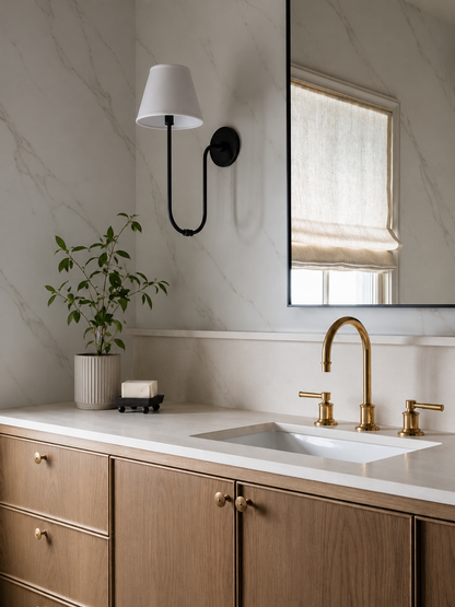 White Marble PVC Shower Panels