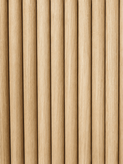 Oak Ribbed Flexible Wall Panels